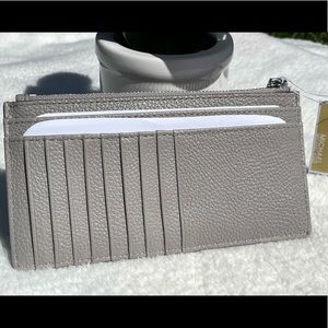 Michael Kors Slim Card Case in Pebble Leather